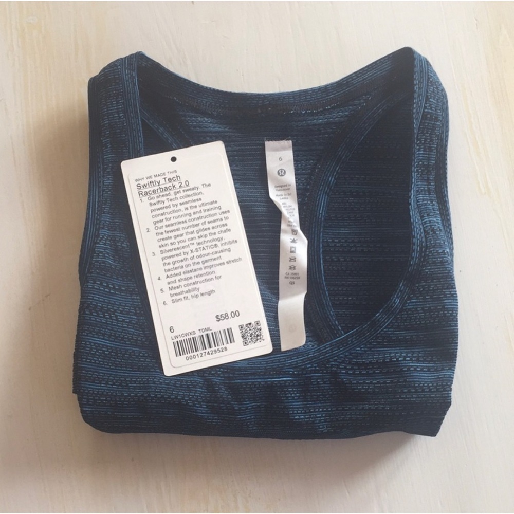 2 Lululemon Swiftly Tech Racerbacks, one New - Picture 7 of 10
